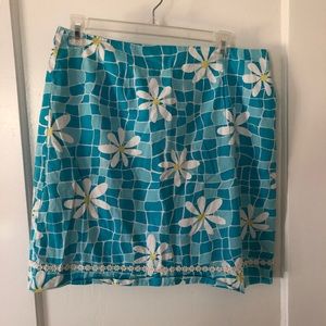 Blue Lilly Pulitzer Skort Sz. 8